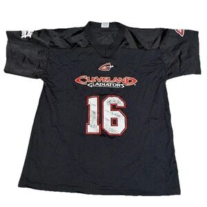 Cleveland Gladiators Youth Size XL Black Jersey Arena Football League Vtg 1990s